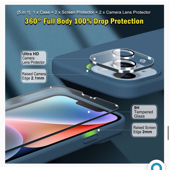 💙final markdown 💙Iphone 14 plus with screen n camera protectors - Picture 4 of 8